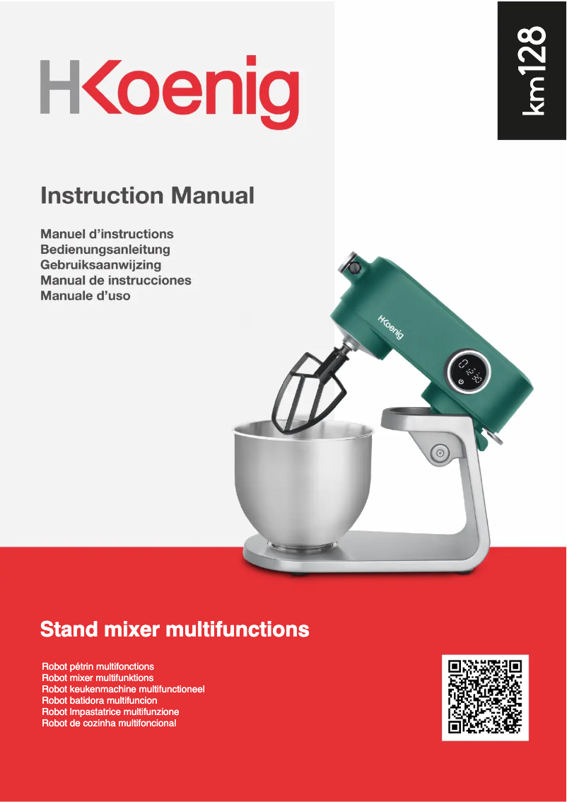 Page 1 de la notice Manuel utilisateur H.Koenig KM128