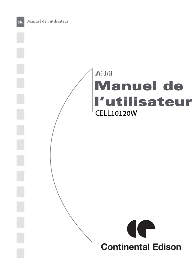 Image de la première page du manuel de l'appareil CELL10120W