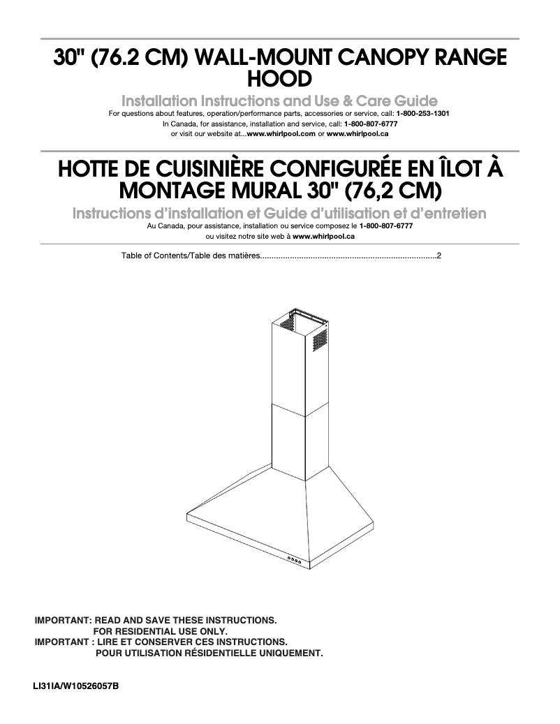 Page n°1 - Manuel utilisateur Maytag UXW7230BSS