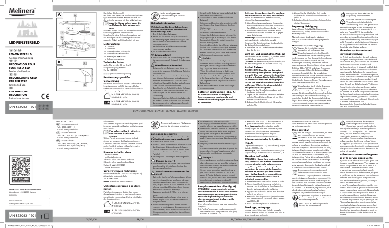 Image de la première page du manuel de l'appareil IAN 322063