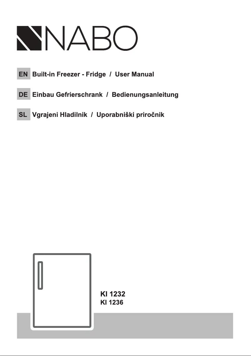 Page n°1 - Manuel utilisateur Nabo KI 1236