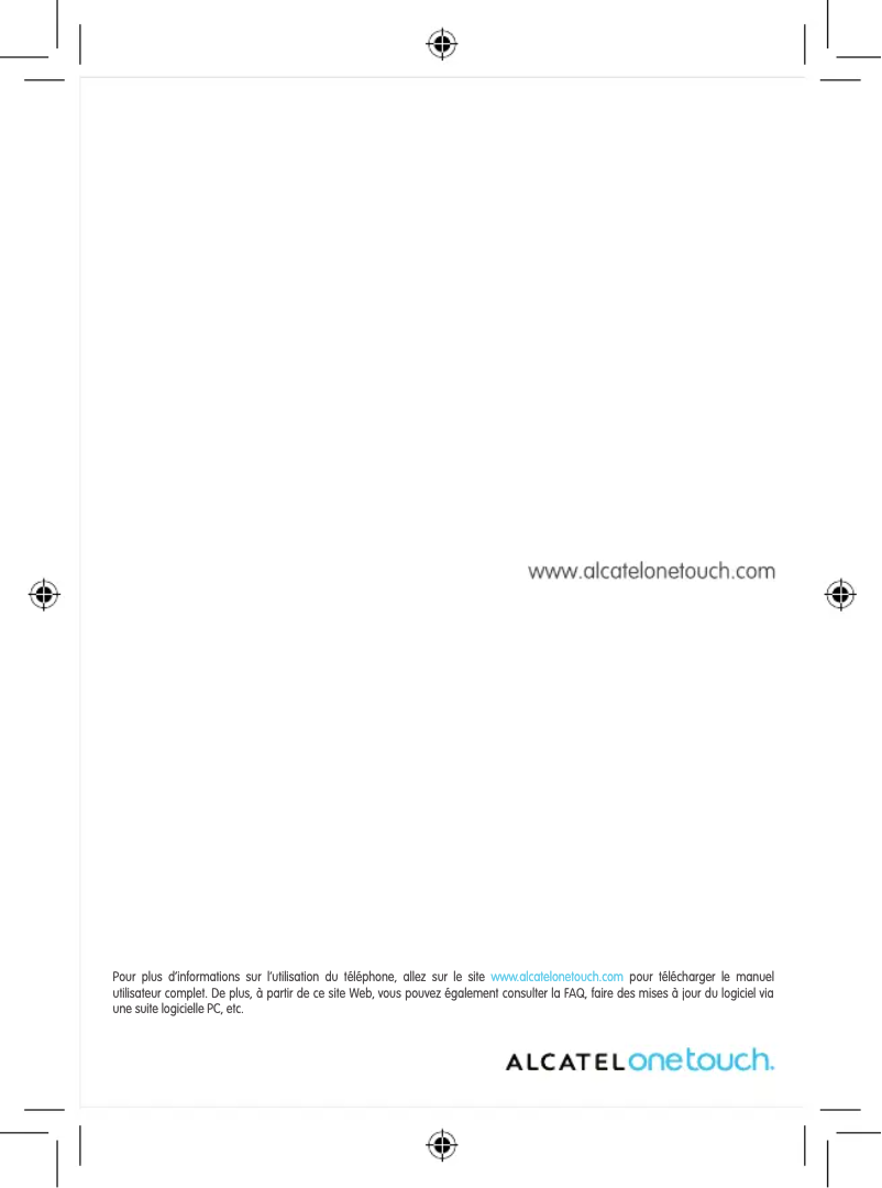 Page n°1 - Manuel utilisateur Alcatel One Touch 995 Ultra