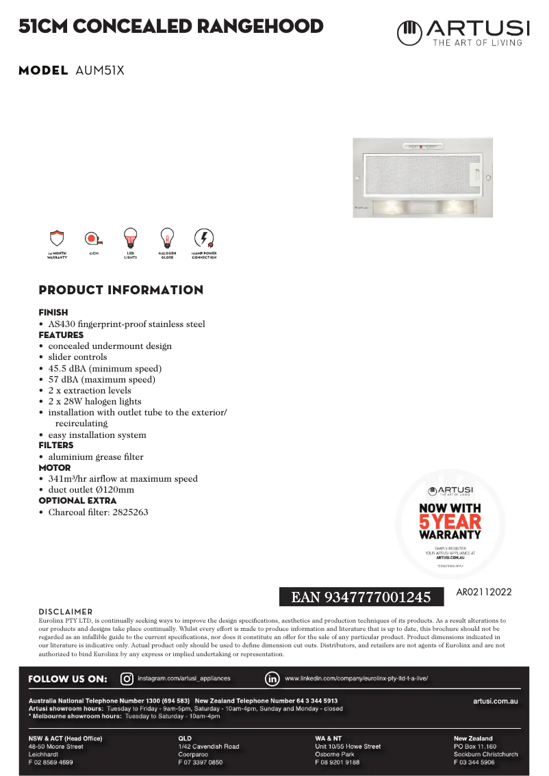 Image de la première page du manuel de l'appareil AUM51X