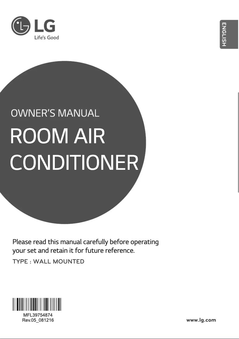 Page 1 of the manual User Manual LG JSUQ24AUXA1
