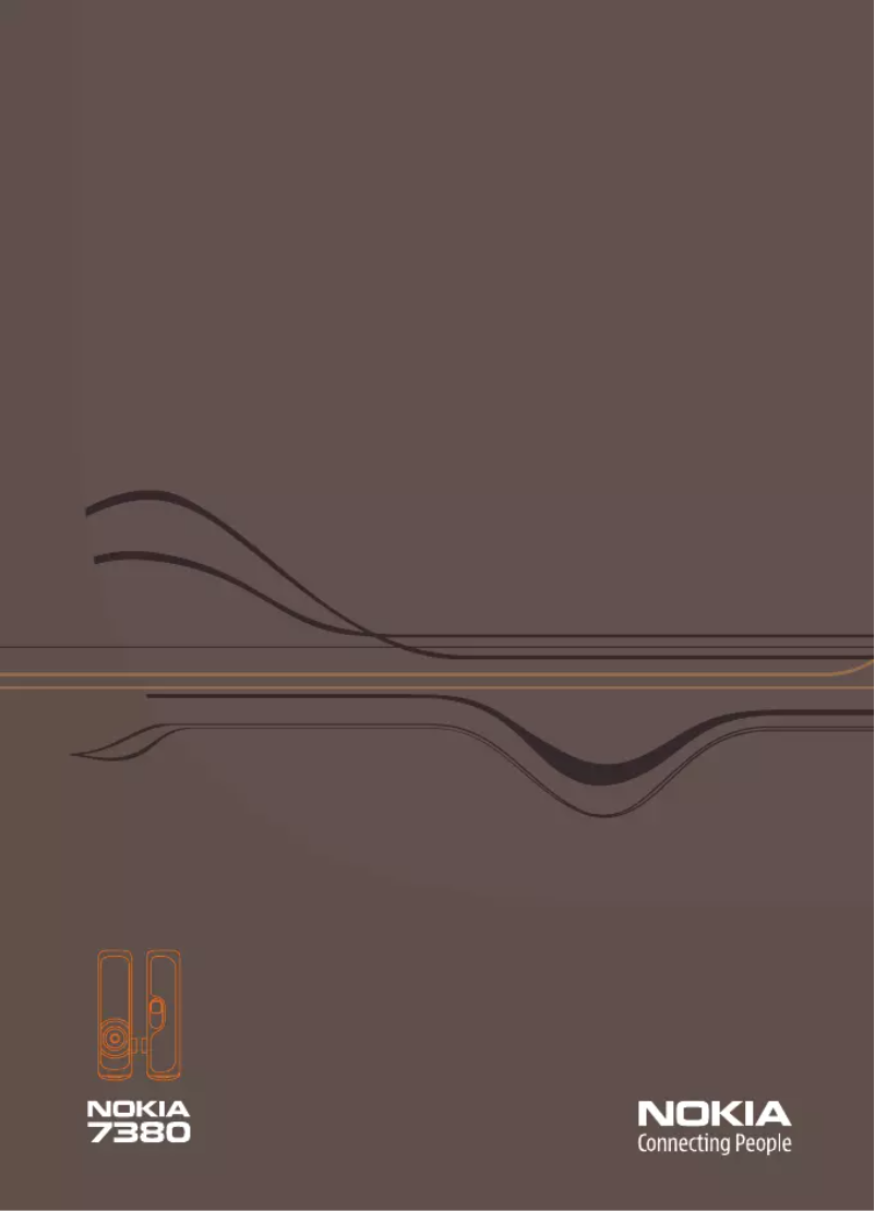 Página 1 del manual Manual de usuario Nokia 7380