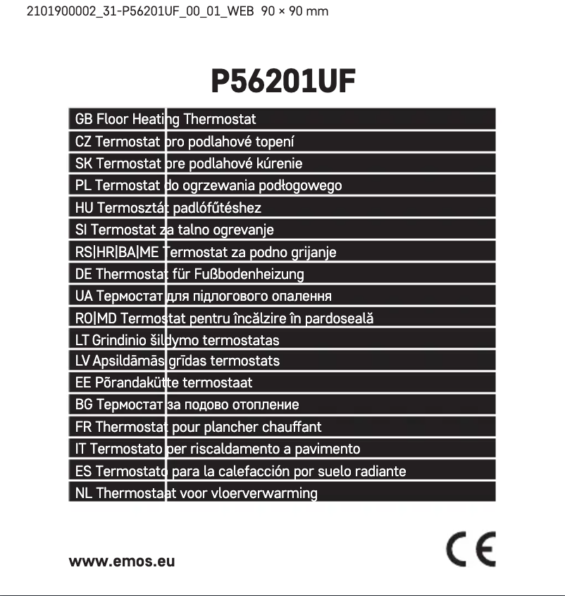 Page 1 de la notice Manuel utilisateur Emos P56201UF