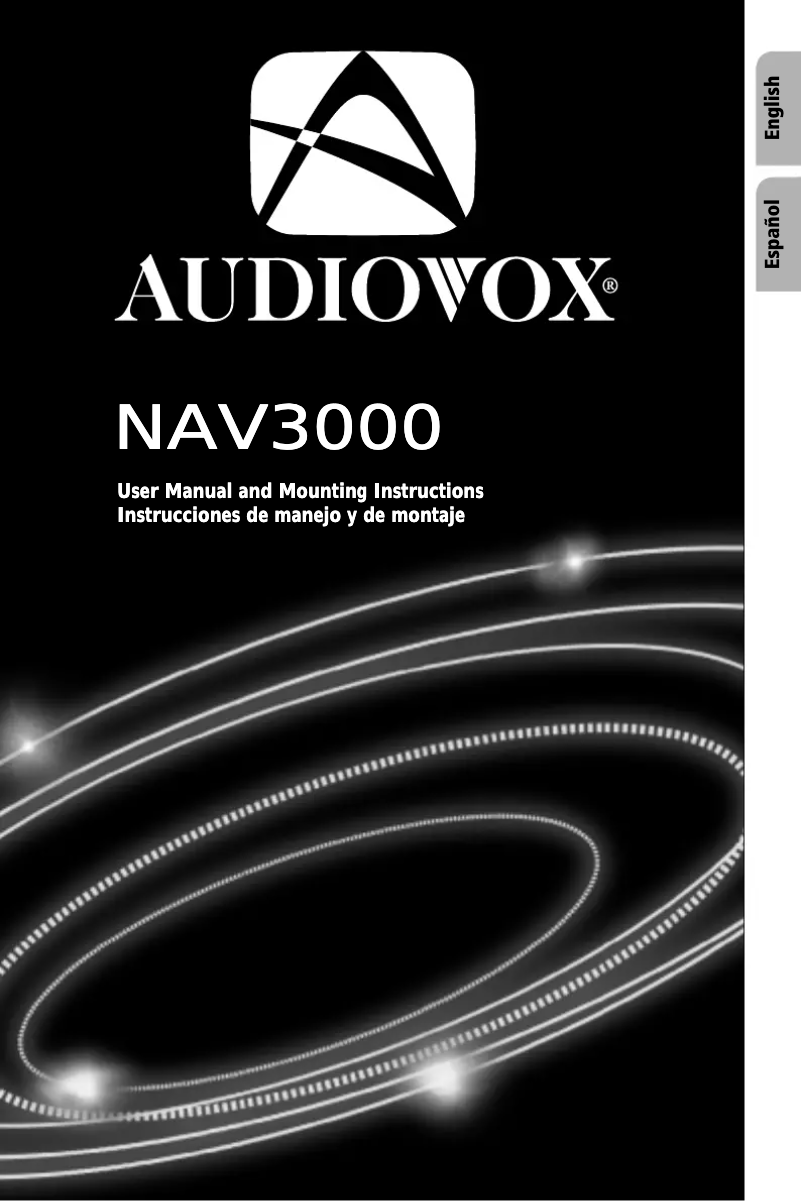 Image de la première page du manuel de l'appareil NAV3000