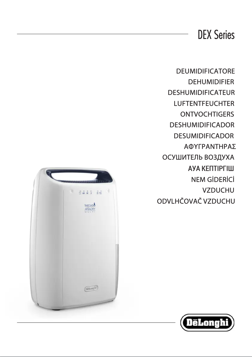 Página 1 del manual Manual de usuario DeLonghi Tasciugo AriaDry Multi DEX 14