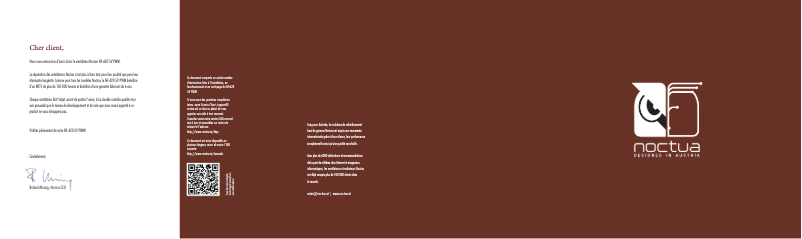 Page 1 of the manual User Manual Noctua NF-A20 5V PWM