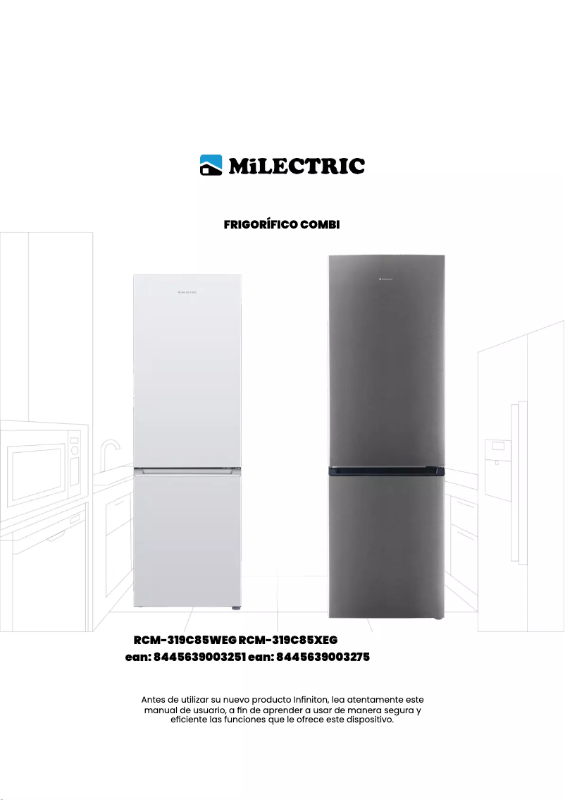 Page n°1 - Manuel utilisateur Milectric RCM-319C85WEG