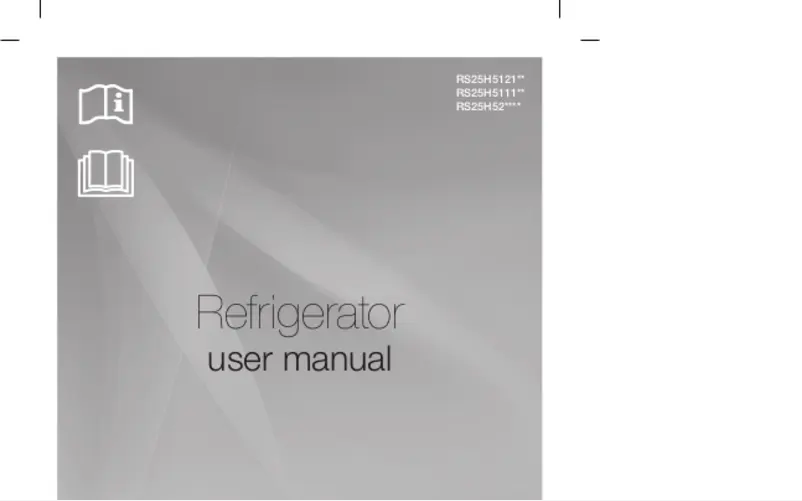 Page 1 de la notice Manuel utilisateur Samsung RS25H5223SP