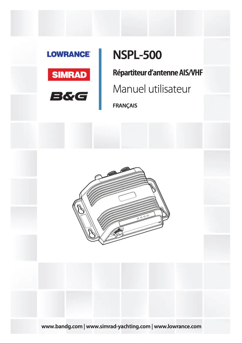 Page 1 de la notice Manuel utilisateur Lowrance NSPL-500