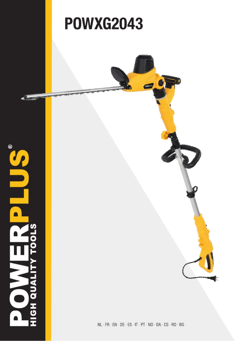 Image de la première page du manuel de l'appareil POWXG2043