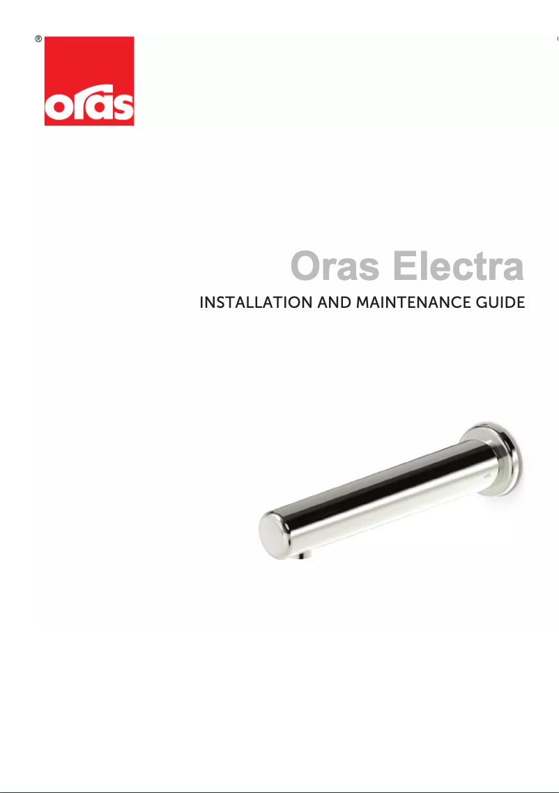 Page n°1 - Manuel utilisateur Oras Electra 6189