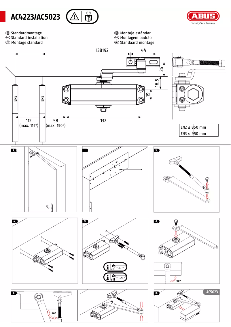 Page 1 de la notice Mode d'emploi Abus AC4223