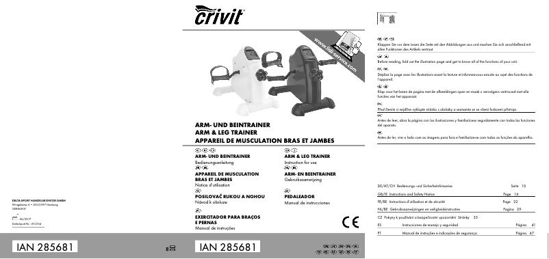 Página 1 del manual Manual de usuario Crivit IAN 274619
