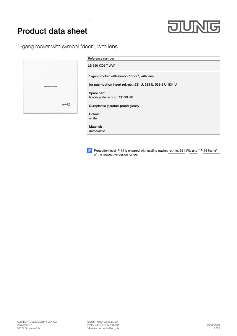 Image de la première page du manuel de l'appareil LS 990 KO5 T WW