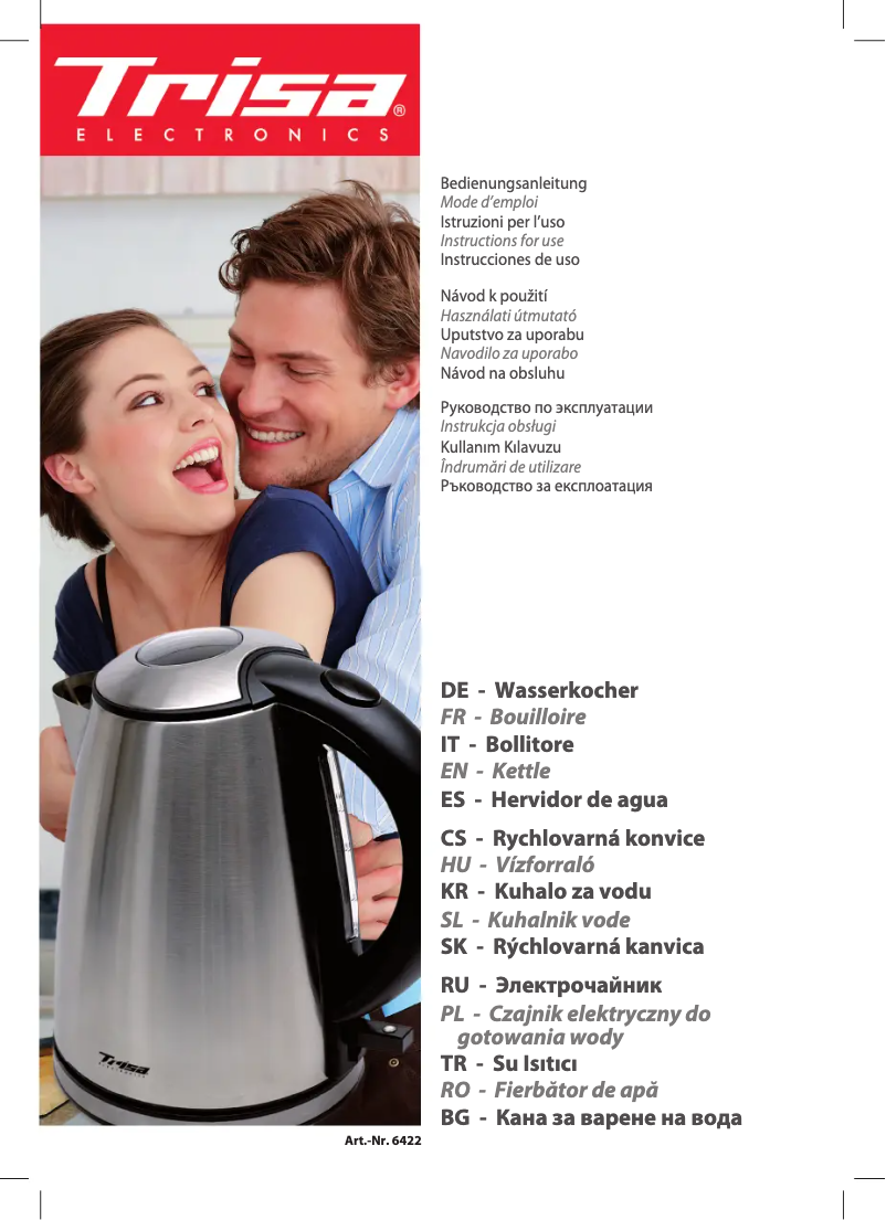 Page 1 de la notice Manuel utilisateur Trisa 6422-75