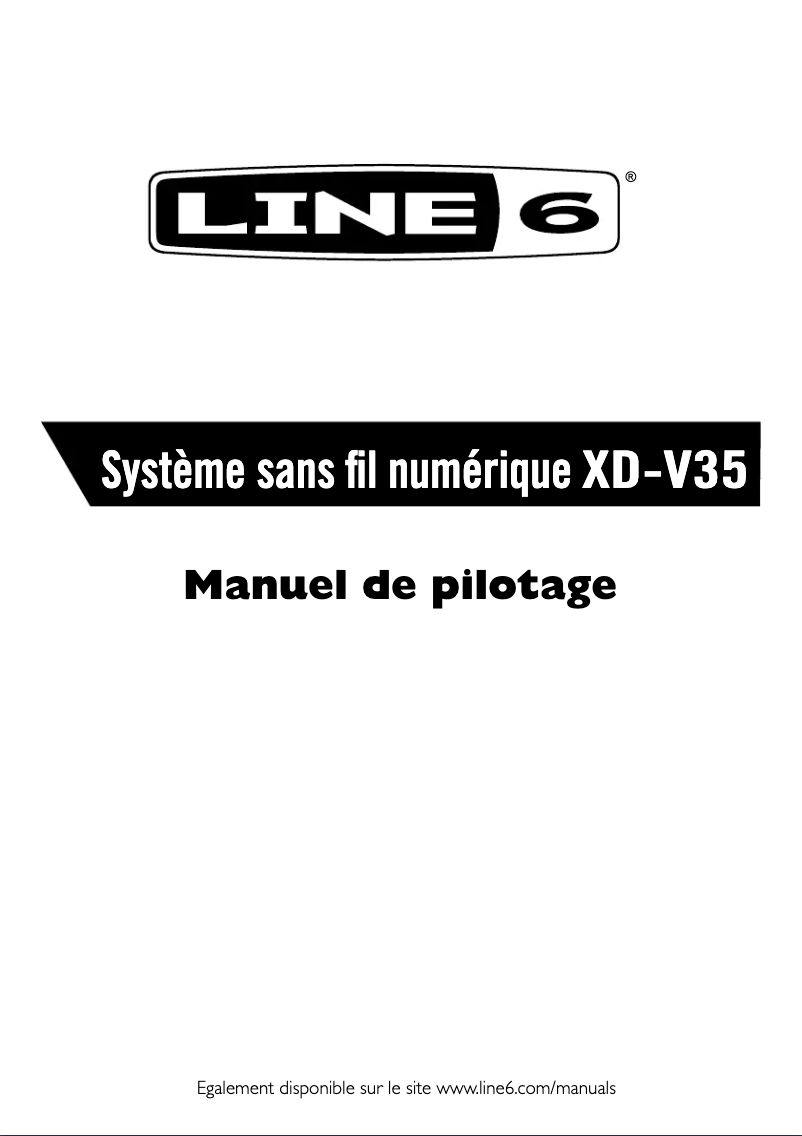 Image de la première page du manuel de l'appareil XD-V35L