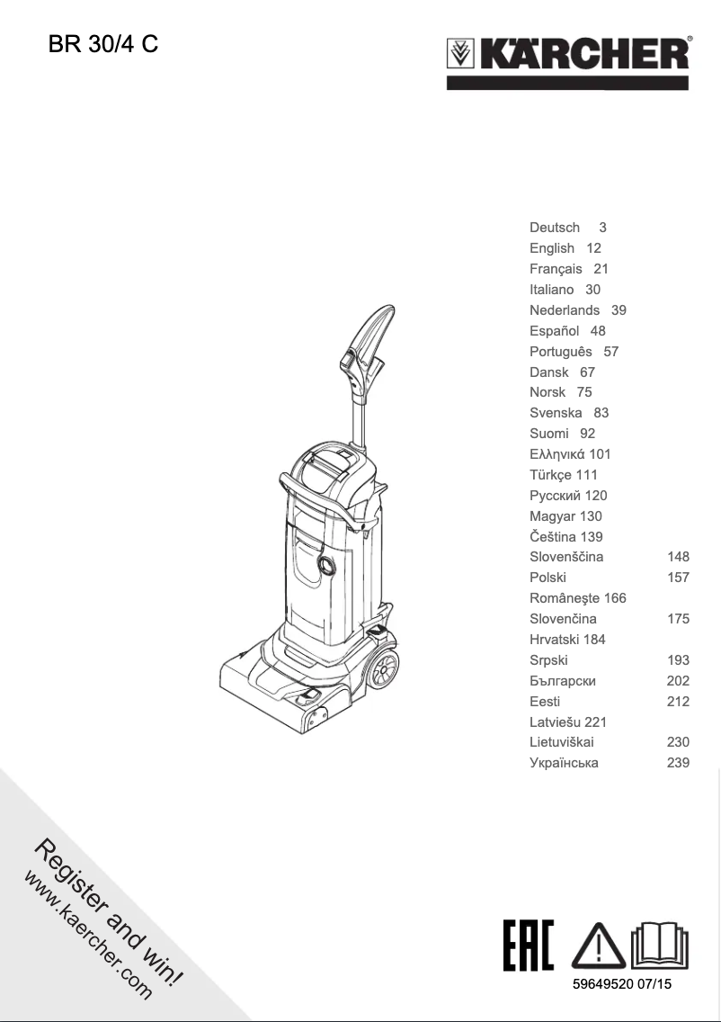 Image de la première page du manuel de l'appareil BR 30/4 C