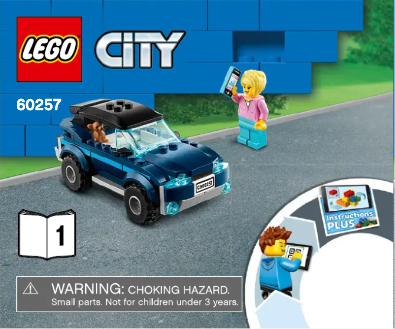 Page 1 de la notice Manuel utilisateur Lego City 60257