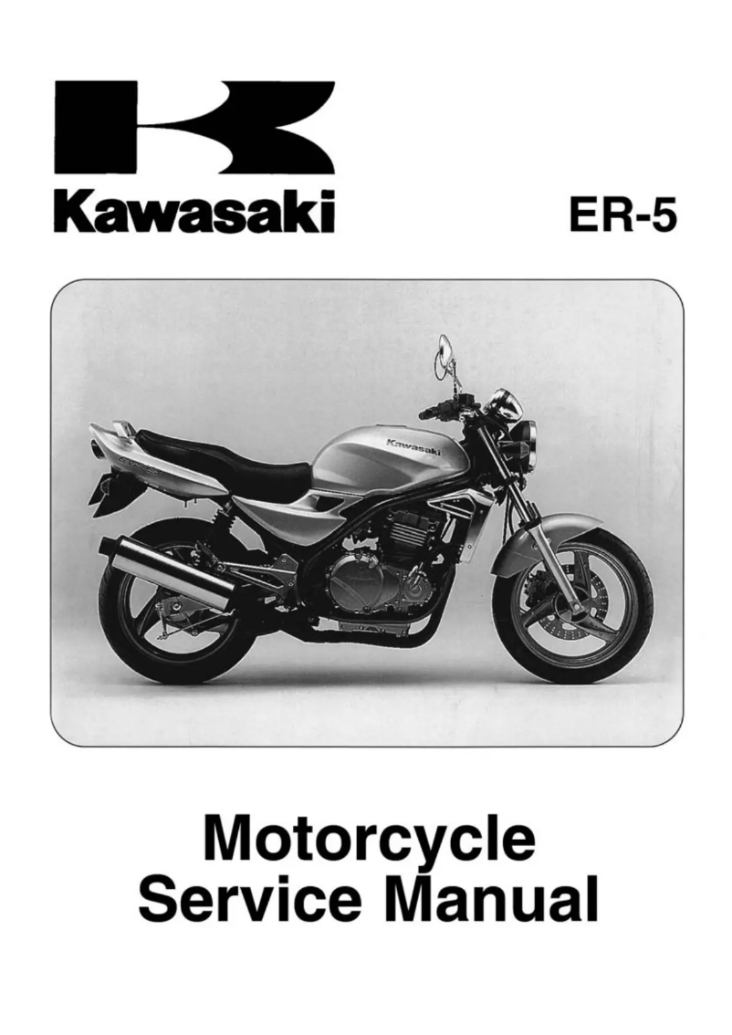 Page n°1 - Manuel utilisateur Kawasaki ER-5 (2002)