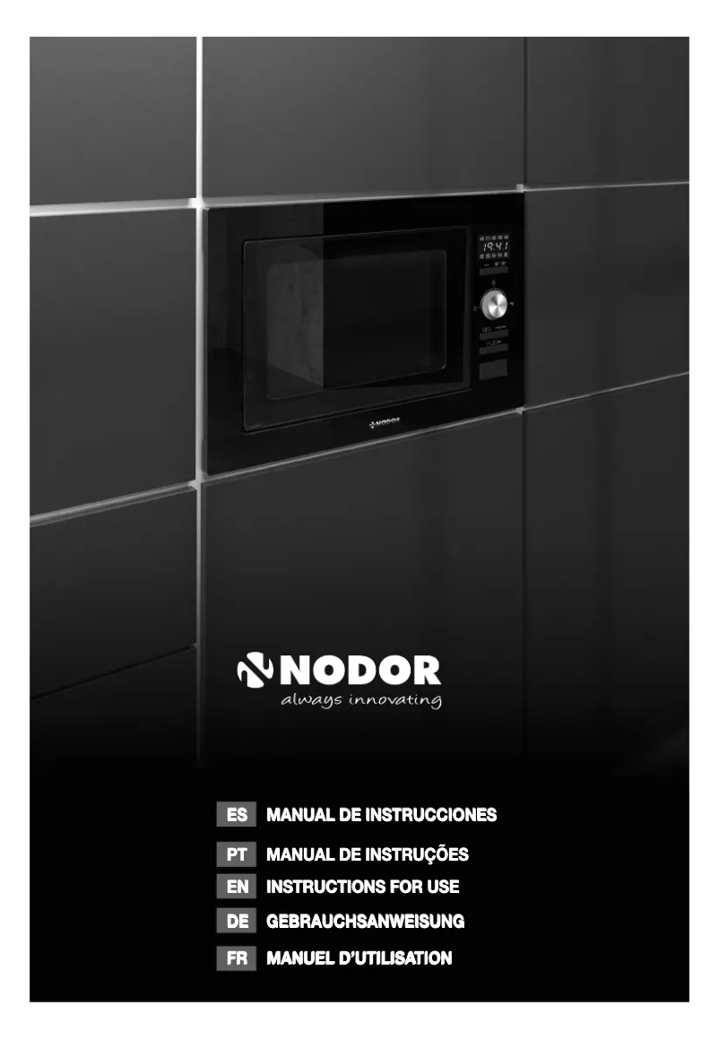 Page n°1 - Manuel utilisateur Nodor NorChef MW 25 DG DB