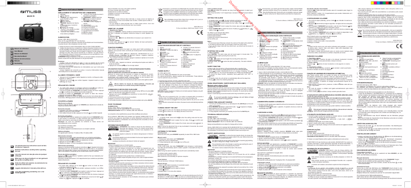 Image de la première page du manuel de l'appareil M-091 R