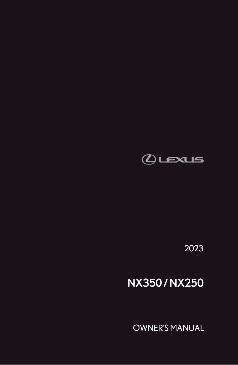 Image de la première page du manuel de l'appareil NX 250 (2023)