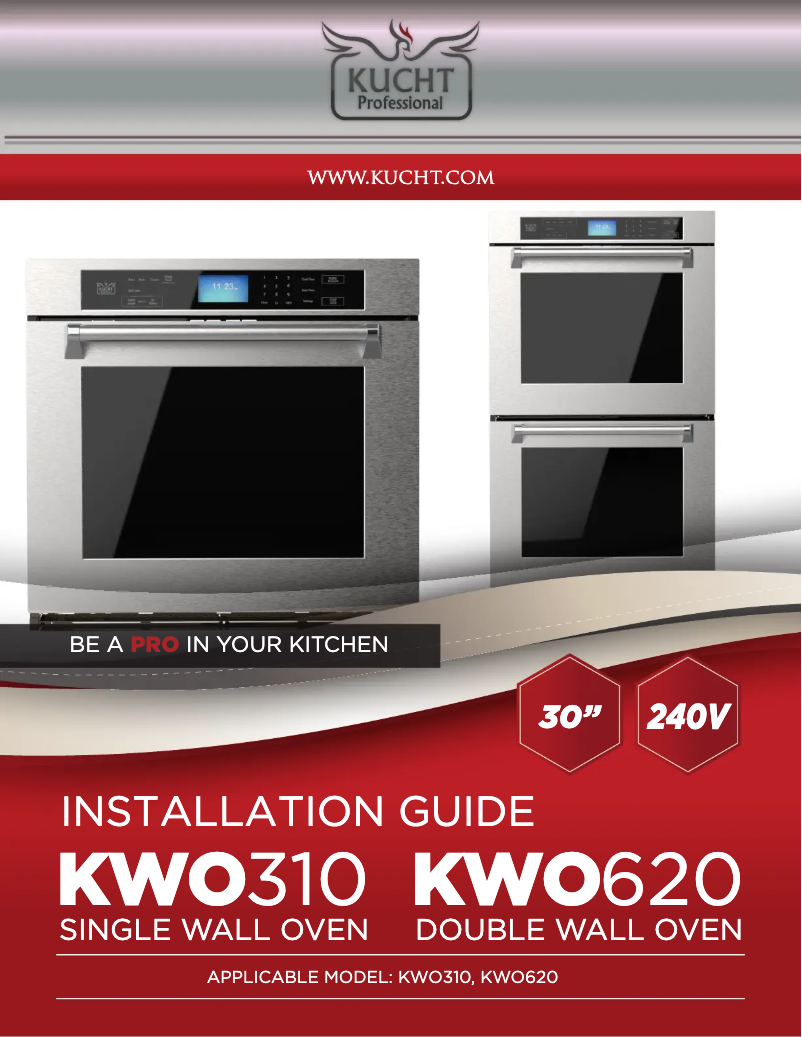 Page 1 de la notice Manuel utilisateur Kucht KWO310