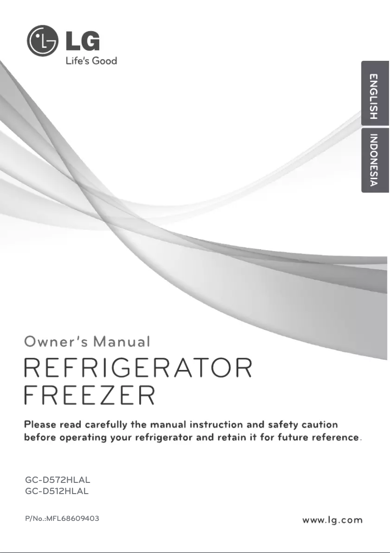 Image de la première page du manuel de l'appareil GC-D512HLAL