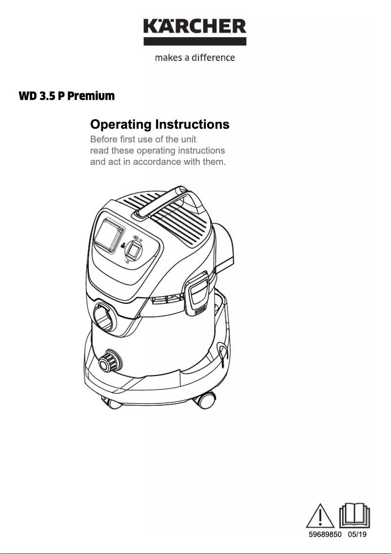 Image de la première page du manuel de l'appareil WD 3.5 Premium