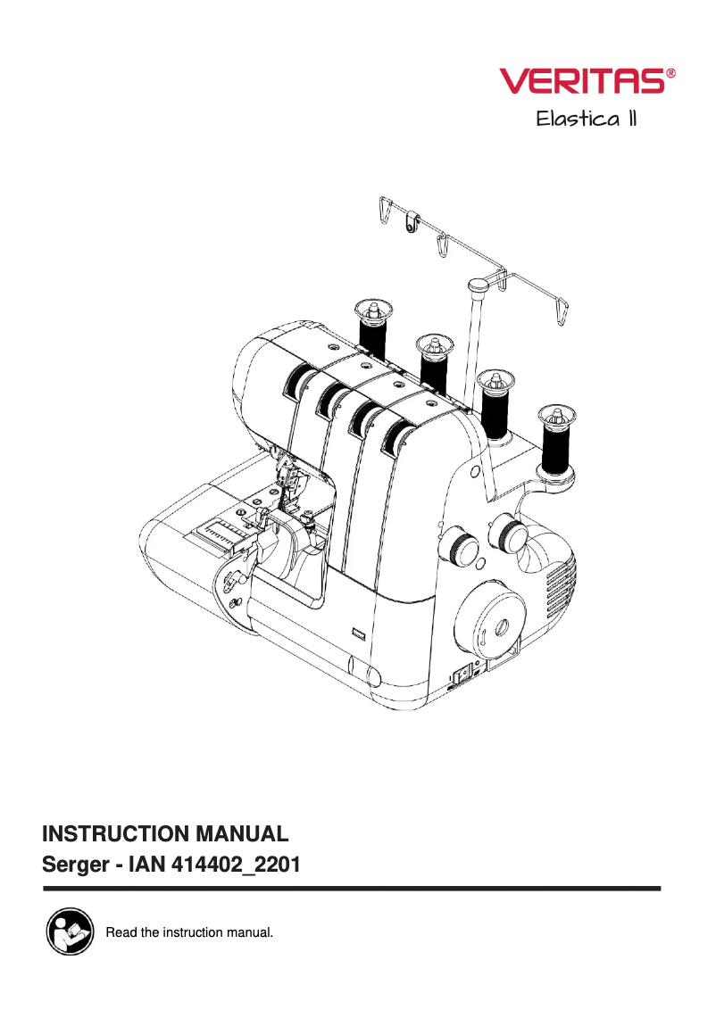 Image de la première page du manuel de l'appareil Elastica II