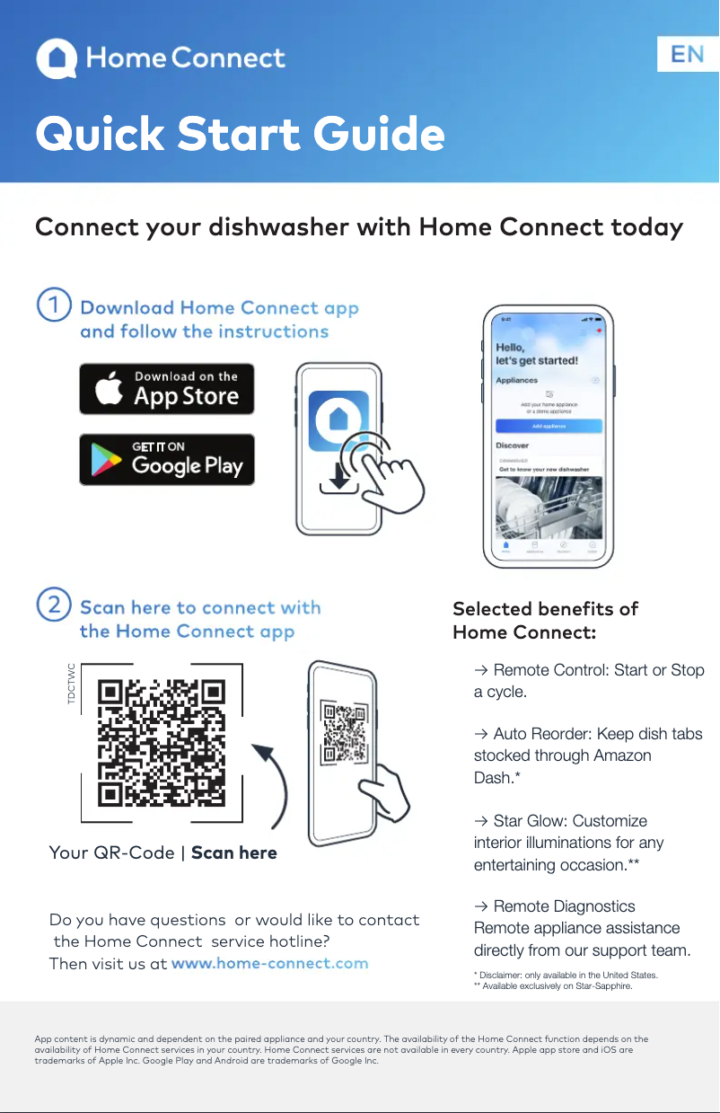 Image de la première page du manuel de l'appareil DWHD770WFP