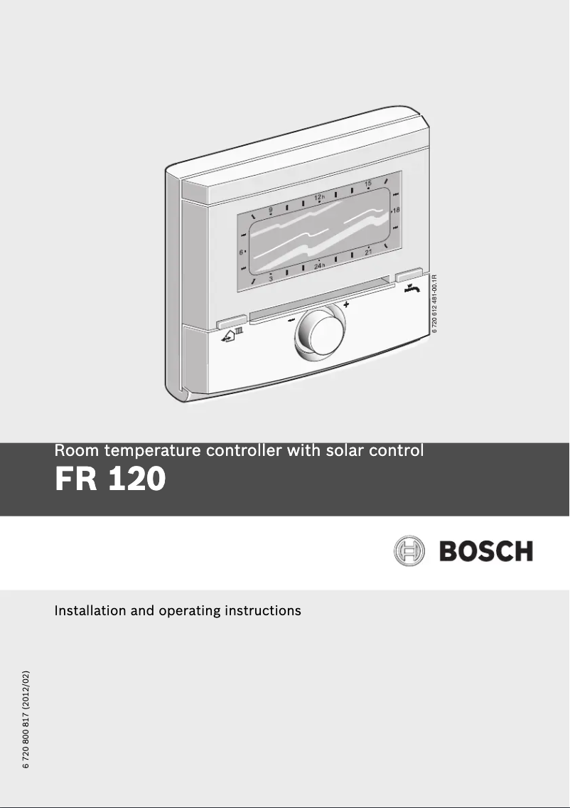 Page 1 de la notice Manuel utilisateur Bosch FR120