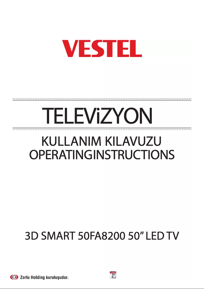 Image de la première page du manuel de l'appareil 50FA8200