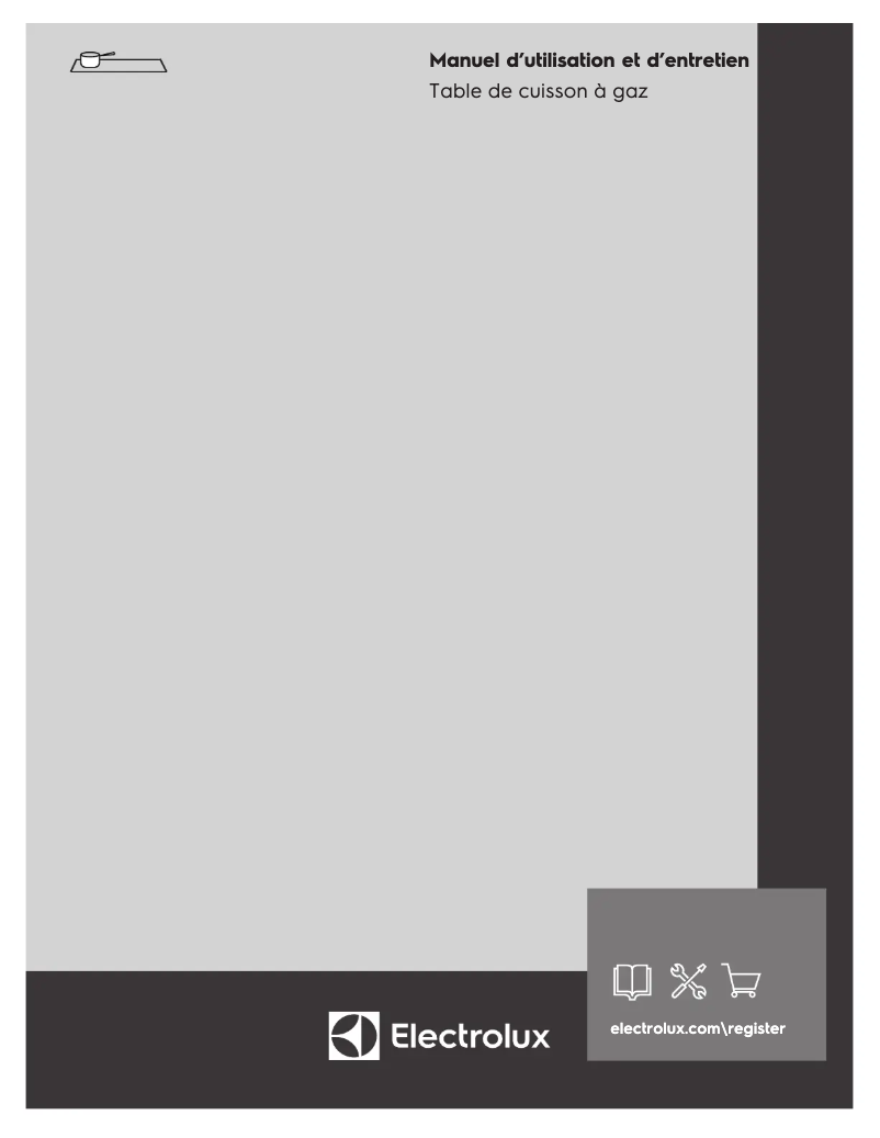 Image de la première page du manuel de l'appareil ECCG3668AS