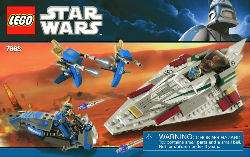 Page 1 de la notice Manuel utilisateur Lego Star Wars 7868