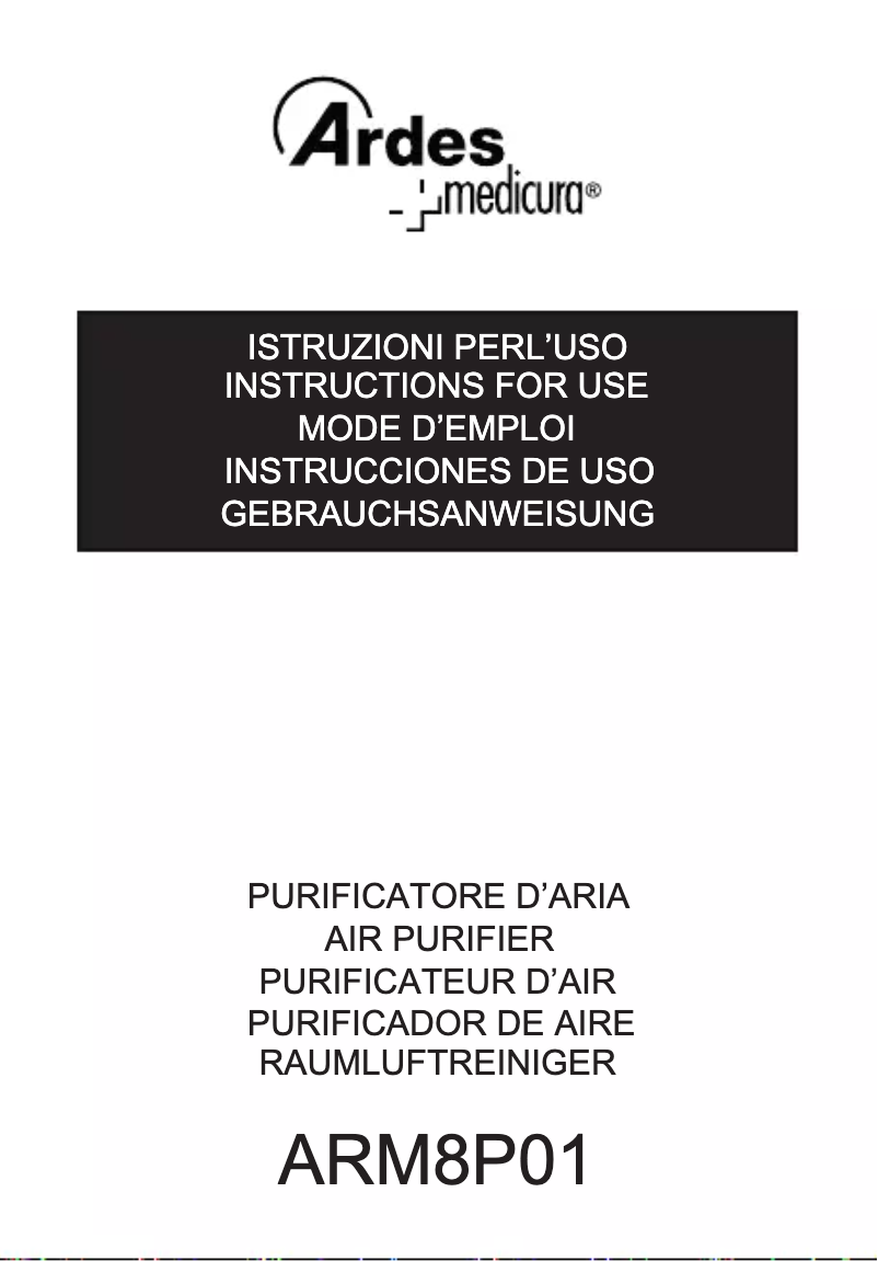 Página 1 del manual Manual de usuario Ardes ARM8P01