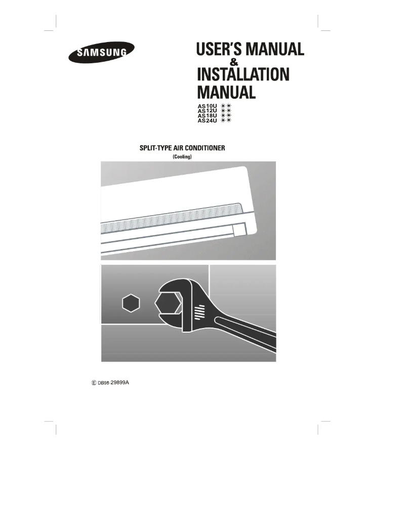 Page n°1 - Manuel utilisateur Samsung AS18UA