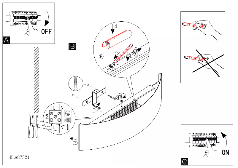 Page n°1 - Manuel utilisateur Eglo Bia
