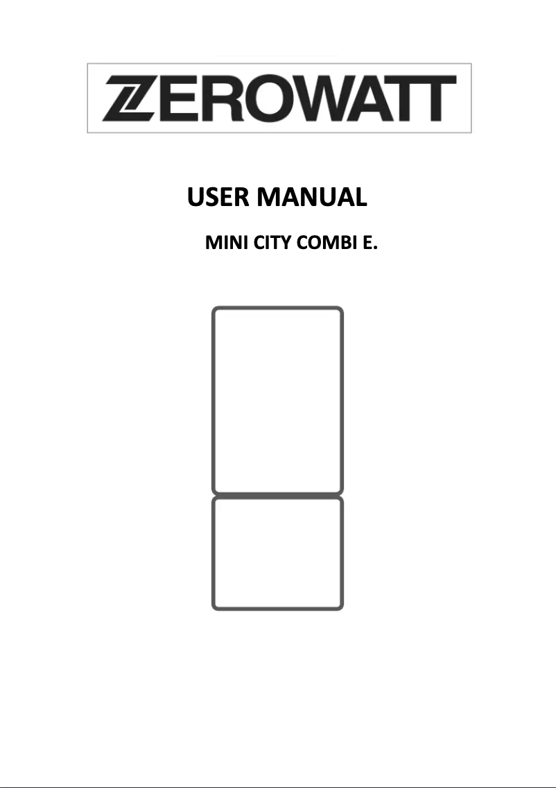 Page n°1 - Manuel utilisateur Candy ZMCL 5142S