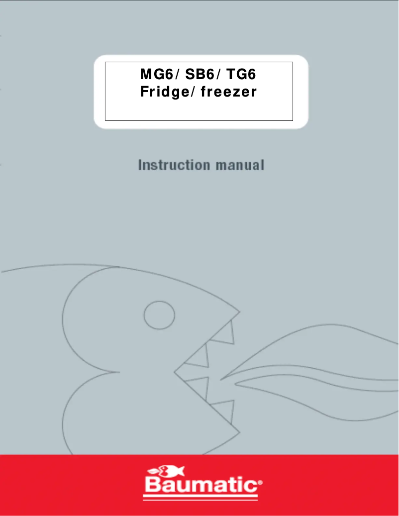 Page 1 de la notice Manuel utilisateur Baumatic SB6