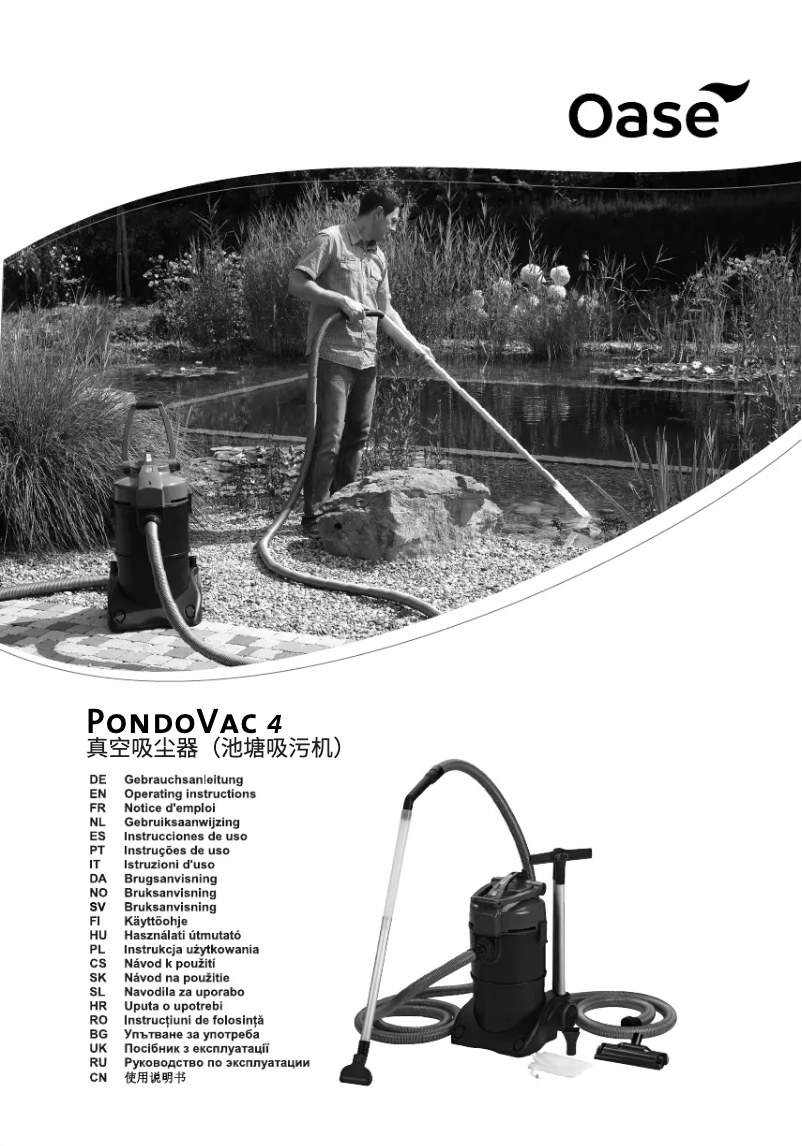 Page n°1 - Manuel utilisateur Oase PondoVac 4