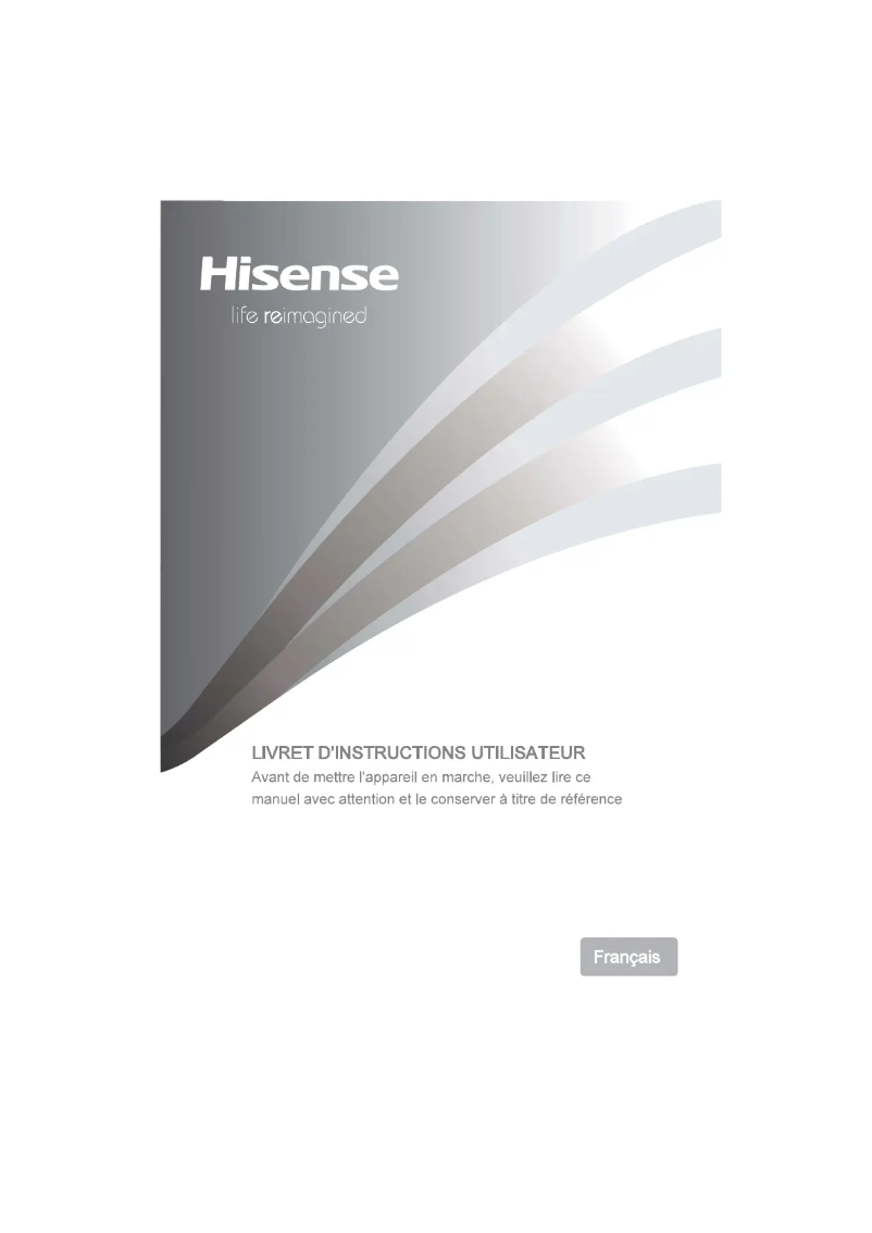 Page 1 de la notice Manuel utilisateur Hisense FSN535T20F