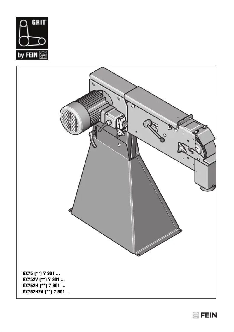 Page 1 de la notice Manuel utilisateur Fein GRIT GX 75 2H