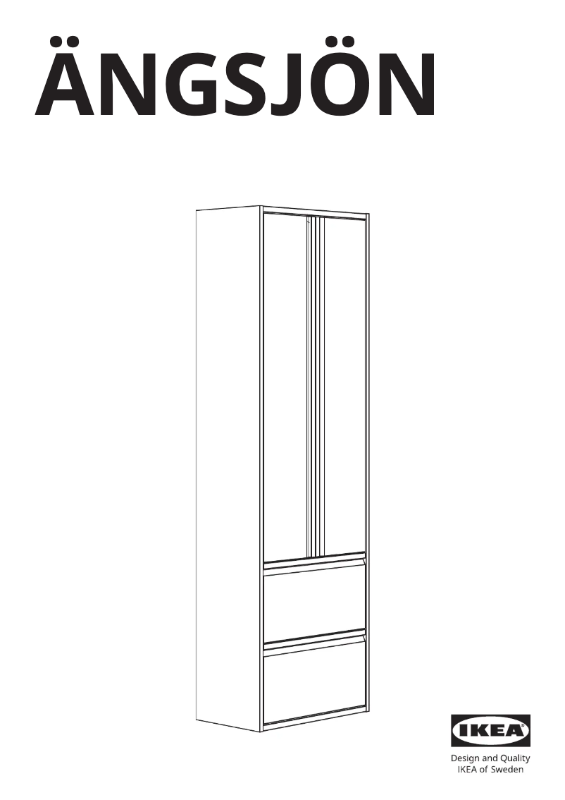 Página 1 del manual Manual de usuario Ikea ÄNGSJÖN 905.531.62