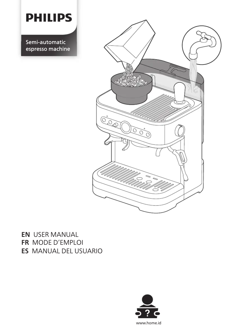 Page n°1 - Manuel utilisateur Philips Barista Brew PSA3218