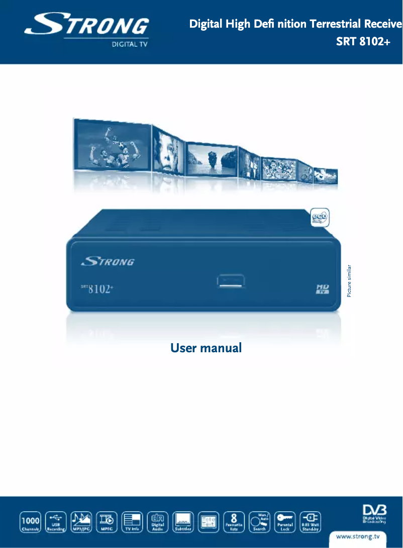 Page 1 de la notice Manuel utilisateur Strong SRT 8102+