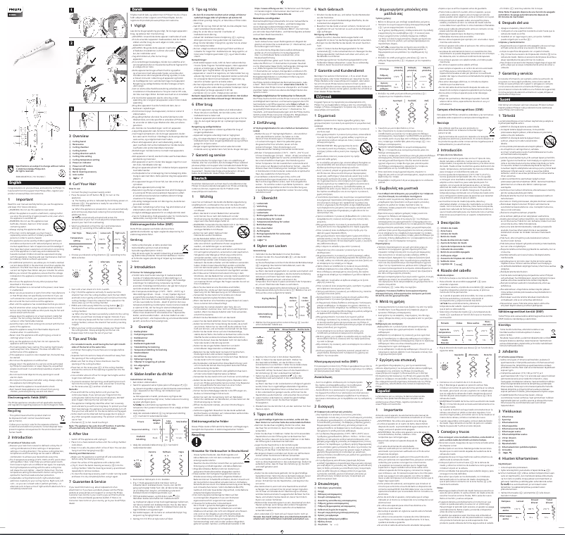 Page n°1 - Manuel utilisateur Philips Series 8000 BHB886